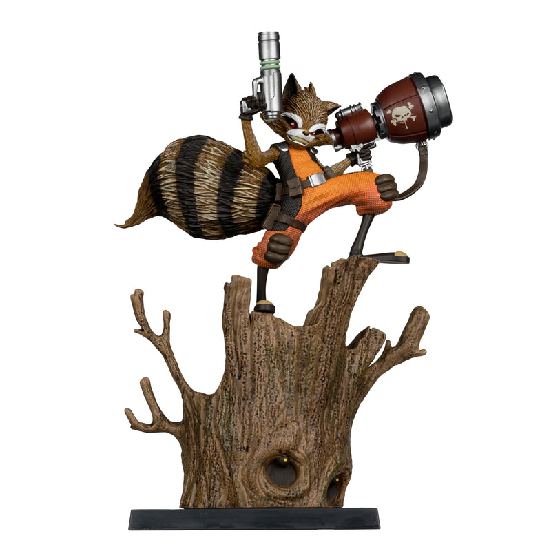 McFarlane Toys - Marvel Rocket Racoon à l'échelle 1:6ème à collectionner avec scène (Rocket Racoon : A Chasing Tale #1