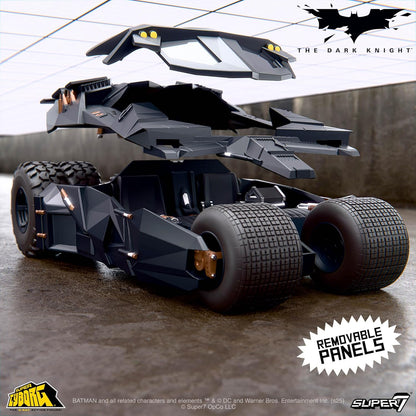 Super7 Batman Super Cyborg – Figurine Batmobile Tumbler (Pleine Couleur