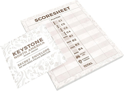 Keystone North America 2nd Edition Board Game for Educational Strategy, Animals and Ecosystems, Ages 10+, 1-2 Players