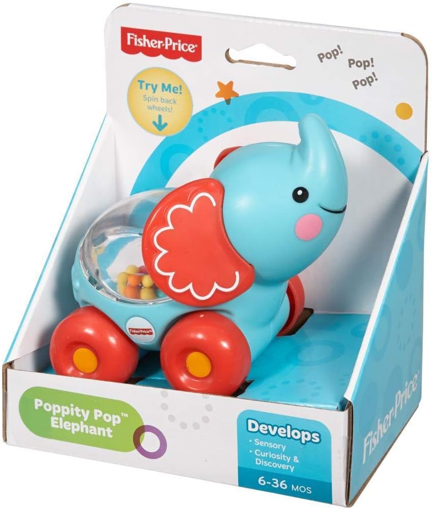 Fisher Price Infant CMV98 Surprise Elephant Toy, Multi-Colour