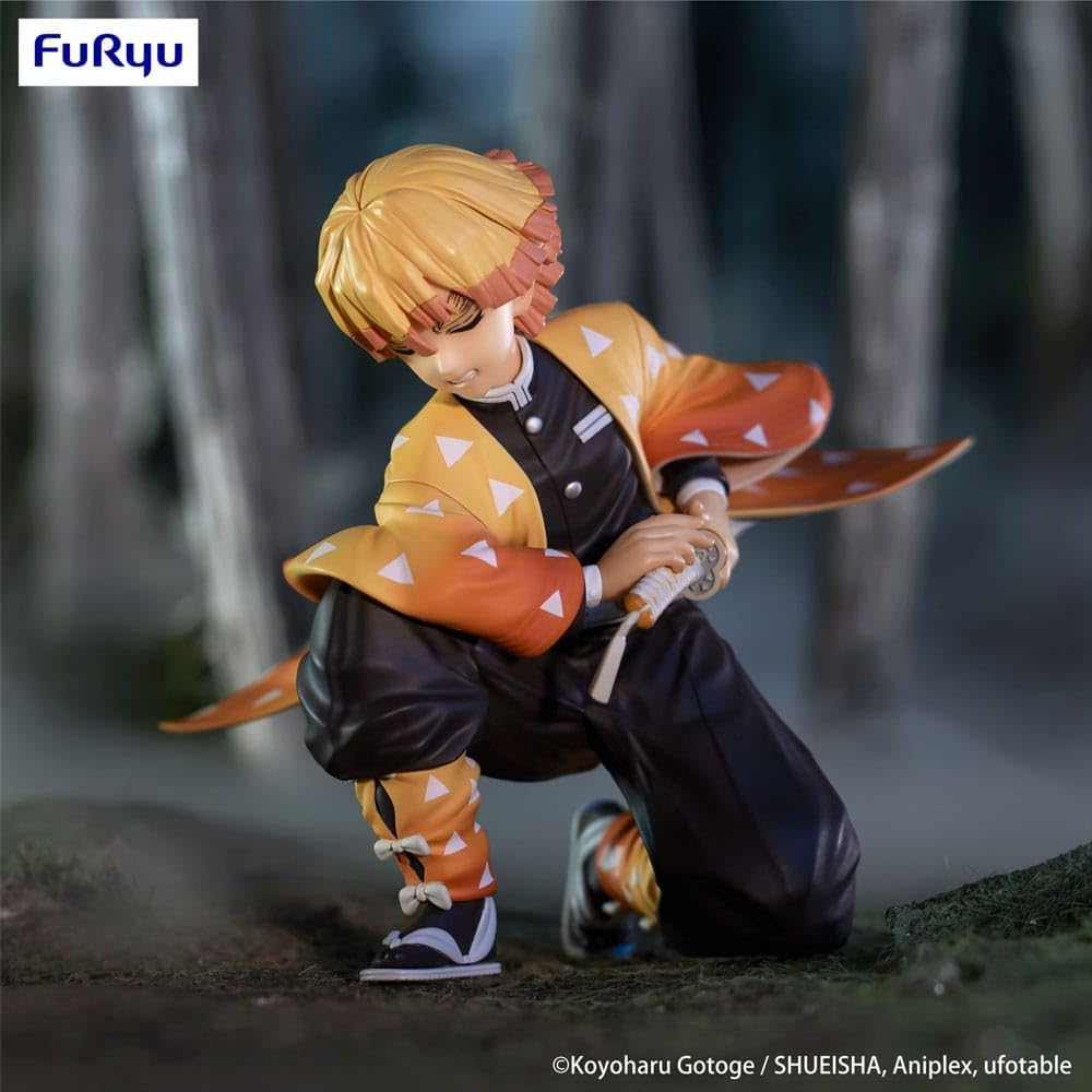 Demon Slayer: Kimetsu No Yaiba Noodle Stopper Pvc Statue Zenitsu Agatsuma 10 Cm