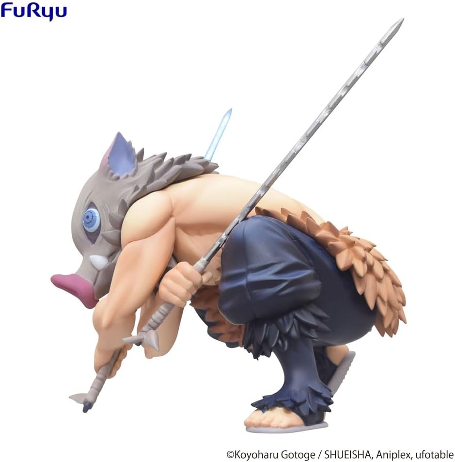 Demon Slayer: Kimetsu No Yaiba Noodle Stopper Pvc Statue Hashibira Inosuke 11 Cm