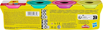 Play-Doh 4 Pack 85 Grams Vibrant Colours