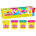 Play-Doh 4 Pack 85 Grams Vibrant Colours