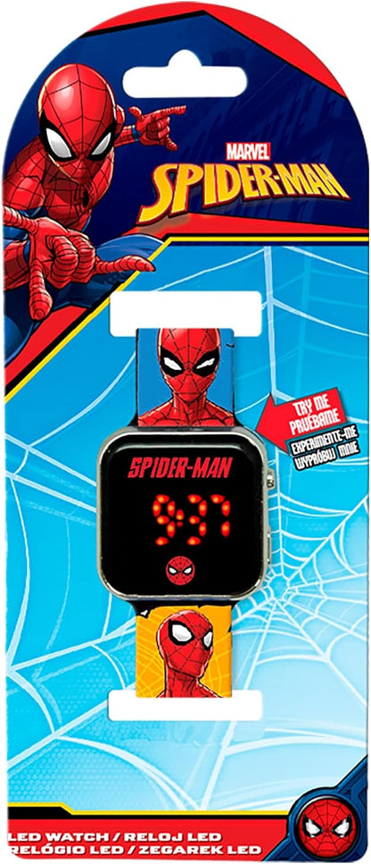 Marvel - Spider-Man Printed Strap Led Watch