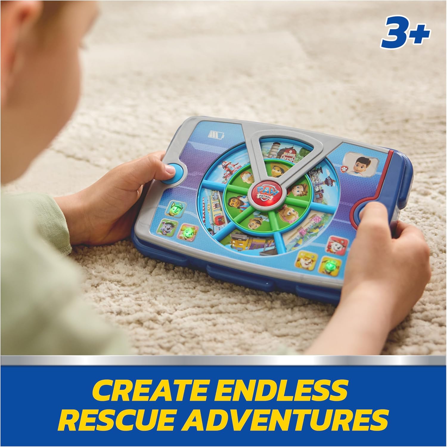Paw Patrol Academy Rescue Mission Pup Pad, Interactive Toy with Lights, Sounds and Music, Pretend Play Kids Toys for Boys and Girls Ages 3 and Up