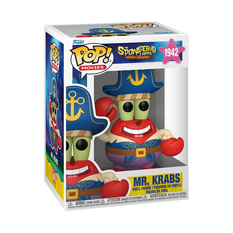Spongebob Squarepants Pop! Vinyl Figure Mr. Krabs (Pirate) 9 Cm