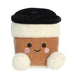 AURORA, 33936, Palm Pals Essie Coffee Cup, 13cm, Soft Toy,White & Brown