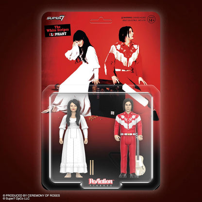 Super7 The White Stripes Reaction Figures Wave 02 - The White Stripes 2-Pack (Elephant) Action Figure
