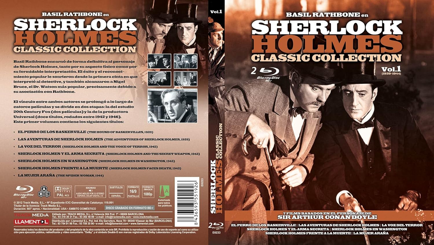 Sherlock Holmes Classic Collection Vol. 1 -2Blr - (Italian Import)