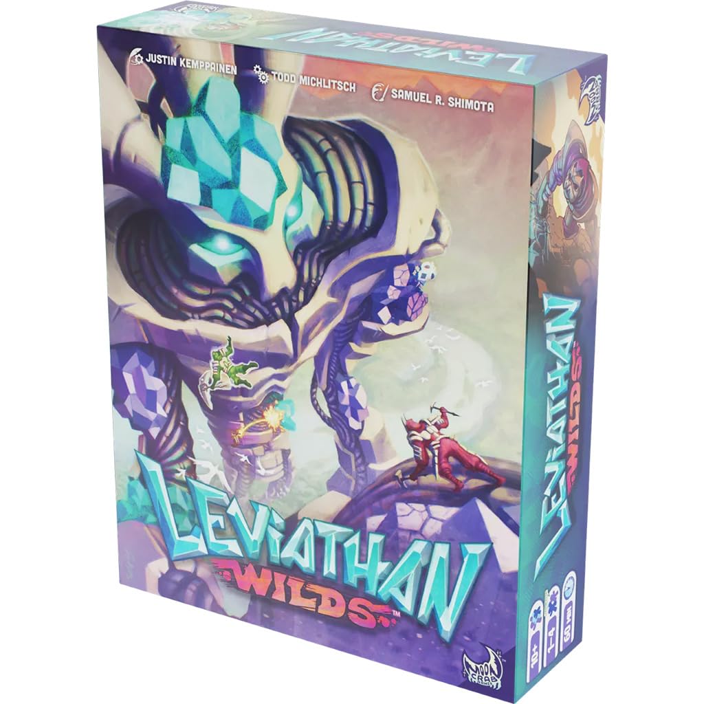 Leviathan Wilds - Cooperative Board Game - Solo & Family Adventure - 1-4 Players | 60 Minutes | Ages 10+ | English