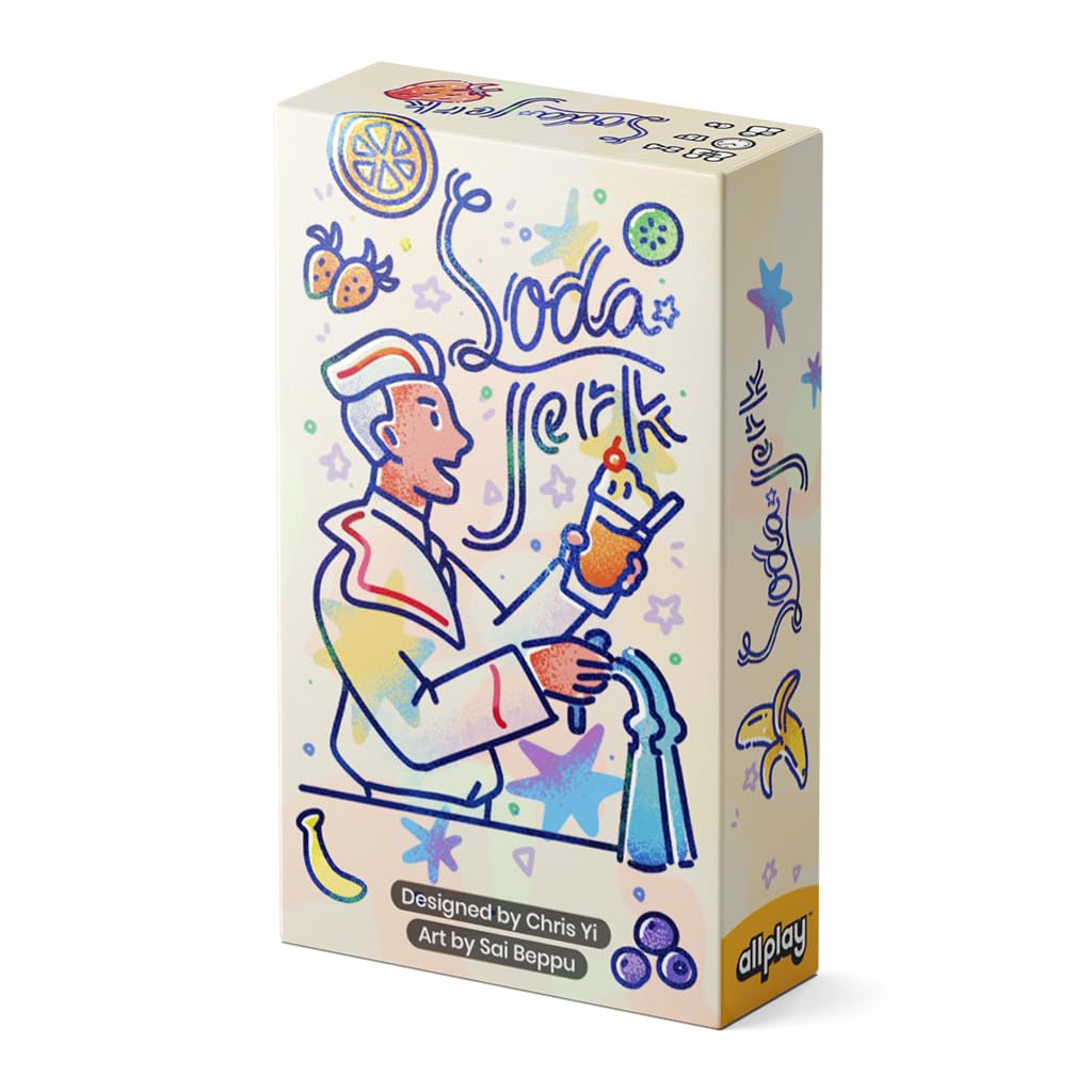 Allplay Soda Jerk | Hidden Info & Hand Management Game | Pour Smart, Score Big!