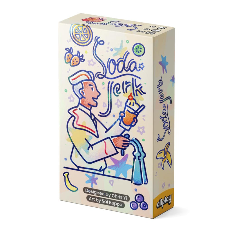 Allplay Soda Jerk | Hidden Info & Hand Management Game | Pour Smart, Score Big!
