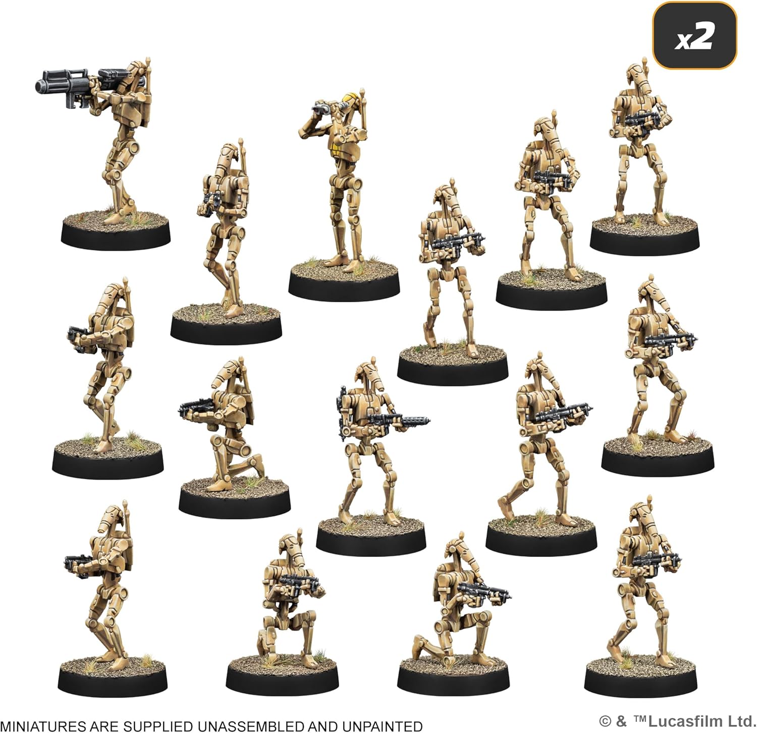 Asmodee | Star Wars Legion: Separatist Alliance Starter Set | Miniatures Game | Ages 14+ | 2 Players | 90+ Minutes Playing Time