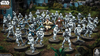 Asmodee | Star Wars: Legion - Galactic Republic Starter Set | Miniature Game | Ages 14+ | 2 Players | 90 Minutes Playing Time
