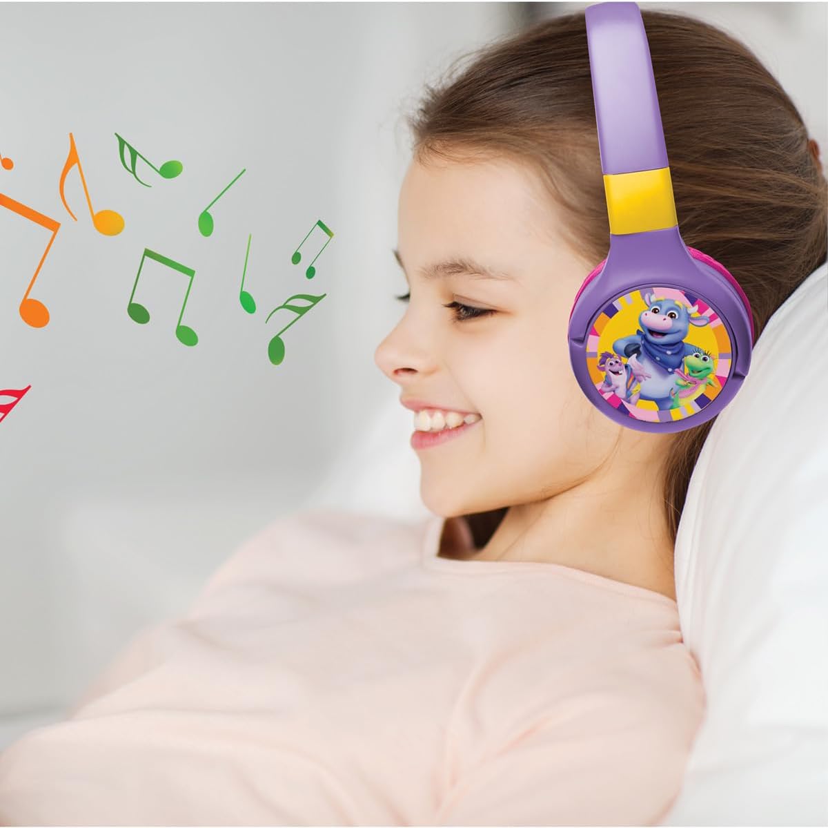 LEXIBOOK, Dora the Explorer, 2-in-1 Bluetooth & Wired Headphones with Microphone and Control Button, Foldable and Adjustable, Long-lasting Rechargeable Battery, HPBT010DOR