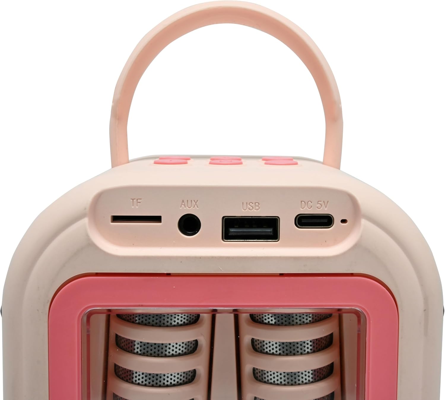 Lexibook, Draadloze Karaoke Speaker met 2 Microfoons, Roze, BTC030PK