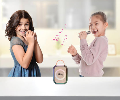 Lexibook, Draadloze Karaoke Speaker met 2 Microfoons, Roze, BTC030PK
