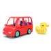 Jada Toys Peppa Pig RC Familienauto (17,5 cm) - ferngesteuertes Spielzeug-Auto für Kinder ab 3 Jahre mit fest verbauten Figuren von Peppa Wutz, Mama und Baby Evie, inklusive Fernbedienung