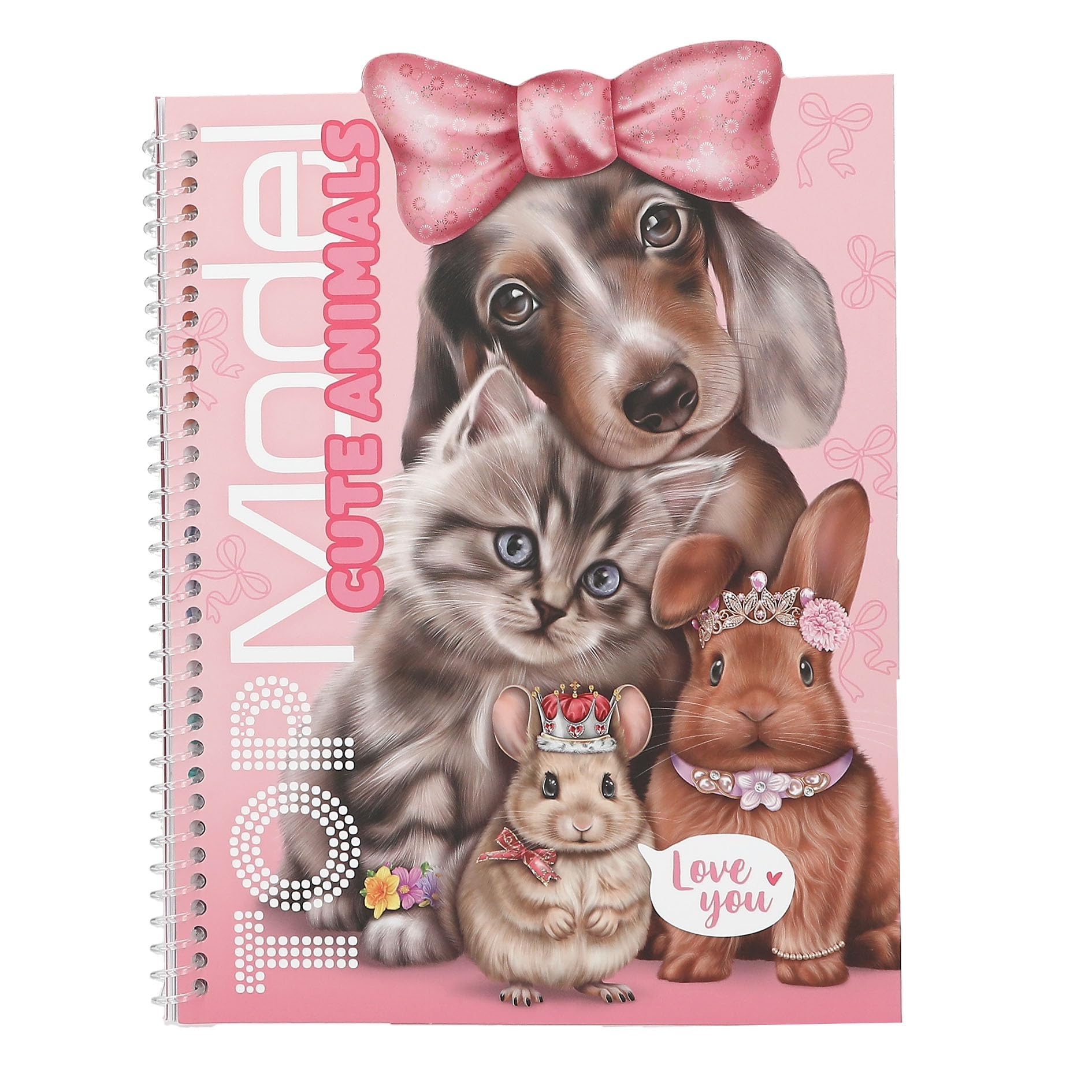 Depesche 13736 topmodel - schattige dieren dress me up stickerboek met 24 pagina's Huisdier motieven om te versieren, incl. 7 pagina's accessoirestickers