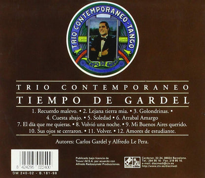 Trio Contemporaneo - Tiempo De Gardel