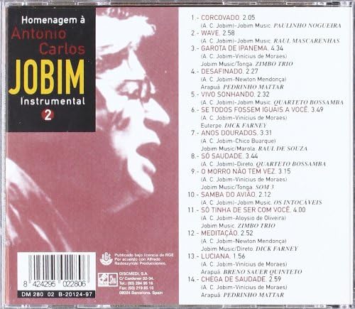 Homenaje A.C Jobim Instrumental. Vol.2 / Various