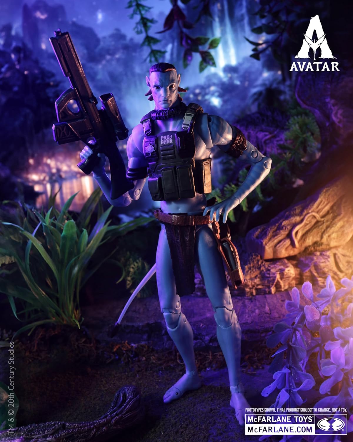 McFarlane Avatar: Fire and Ash Quaritch (Ash Recom) Gold Label 7in Action Figure Collector Edition