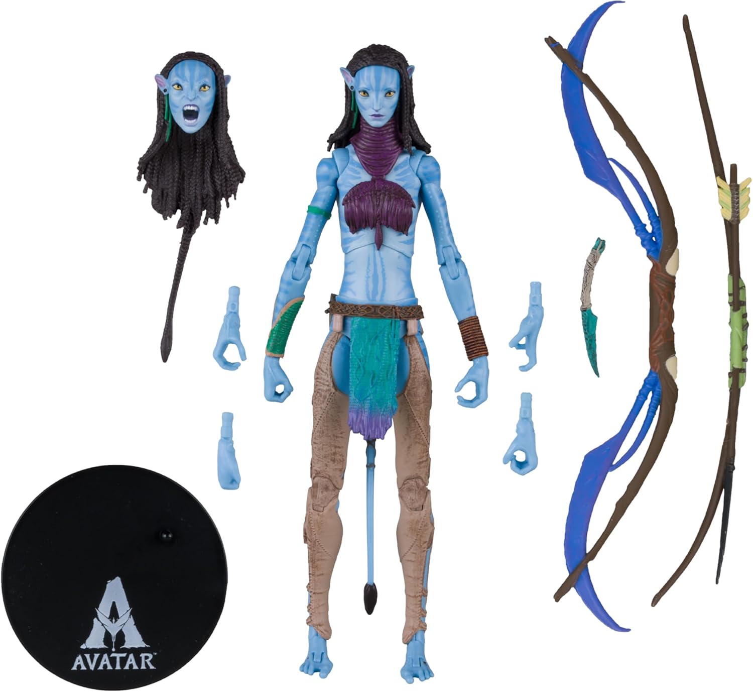 McFarlane Avatar: Fire and Ash Neytiri (Omatikaya Warrior) 7in Action Figure Collector Edition