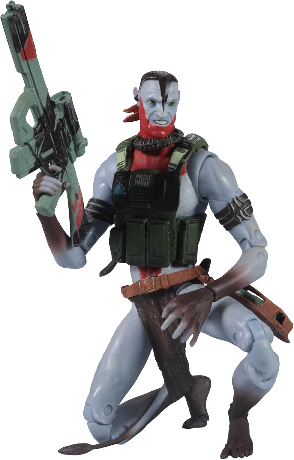 Avatar: Fire And Ash Action Figure Recom Quaritch (Ash Warrior) 18 Cm