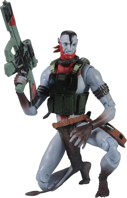 Avatar: Fire And Ash Action Figure Recom Quaritch (Ash Warrior) 18 Cm