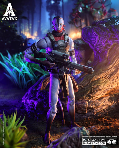 Avatar: Fire And Ash Action Figure Recom Quaritch (Ash Warrior) 18 Cm