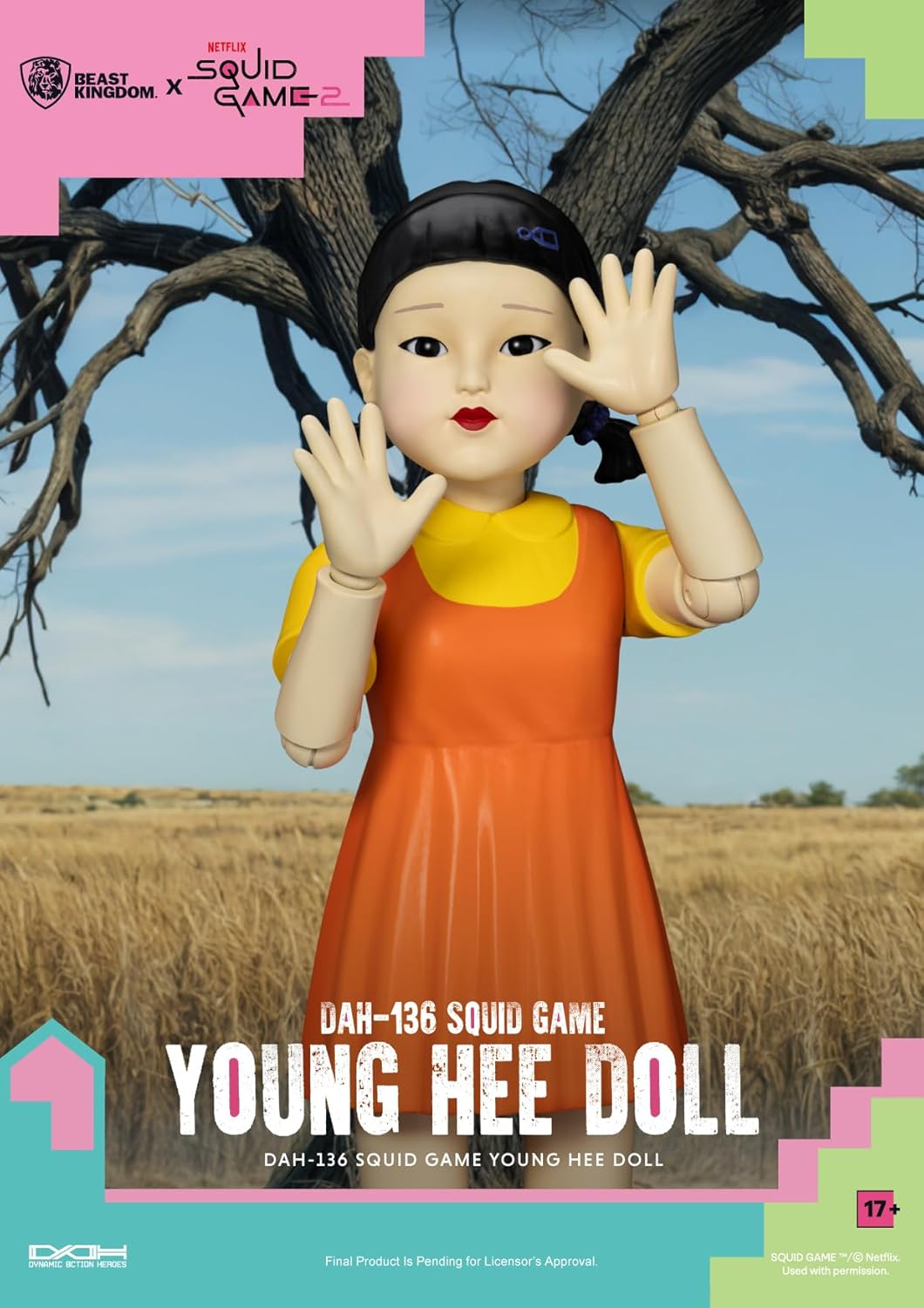 Beast Kingdom Squid Game - Young HEE Doll DAH-136 Dynamic 8-ction Figure