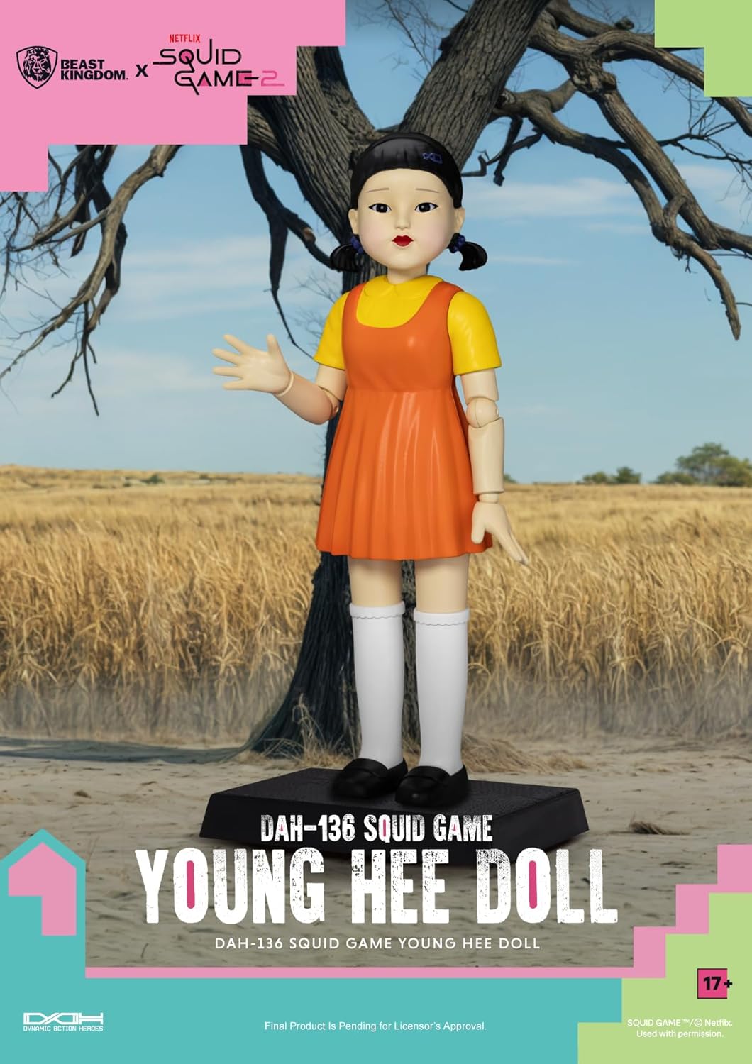 Beast Kingdom Squid Game - Young HEE Doll DAH-136 Dynamic 8-ction Figure