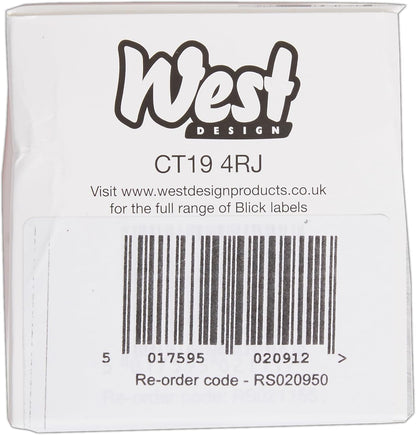 Blick Labels, White, Self Adhesive Stickers, Typist, Address Label, 50mm x 102mm, 120 Labels, For Home, Office, Family, School, Letters