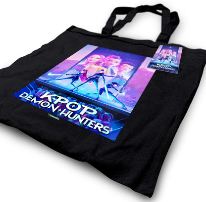 Kpop Demon Hunters Tote Bag Movie Key Art