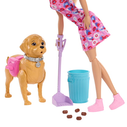 Barbie “Malibu” Walk & Potty Pup Toy Set