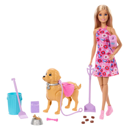 Barbie “Malibu” Walk & Potty Pup Toy Set