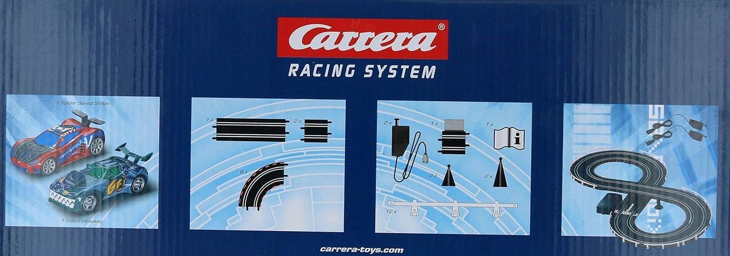 Carrera Marvel Ultimate Spider-Man 1:43 Slot Racing 2.4m Track Set