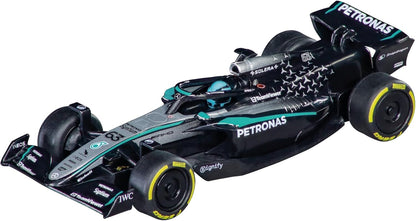 Pull & SPEED Carrera Mercedes-AMG PETRONAS Formula 1 Team - Twinpack 2025 F1 Cars with Pull-Back Motor, Scale 1:43, Includes Mercedes-AMG F1 W16 E Performance G. Russell & K. Antonelli, from 3 Years