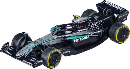 Pull & SPEED Carrera Mercedes-AMG PETRONAS Formula 1 Team - Twinpack 2025 F1 Cars with Pull-Back Motor, Scale 1:43, Includes Mercedes-AMG F1 W16 E Performance G. Russell & K. Antonelli, from 3 Years