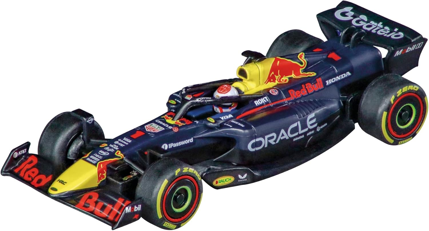 Pull & SPEED Carrera Formula 1 Twinpack 2025 F1 Cars with Pull-Back Motor, Scale 1:43, Includes Oracle Red Bull Racing RB21 M. Verstappen, No.1 & McLaren MCL39 L. Norris, No.4, from 3 Years