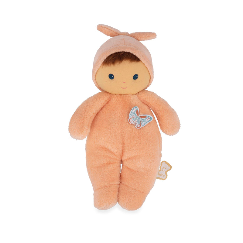 KALOO – Sehr weiche und Flauschige Babypuppe – Weicher und Zarter Körper – Stoffpuppe – Pfirsichfarben – 24 cm – Waschbar – Ab der Geburt – K222001