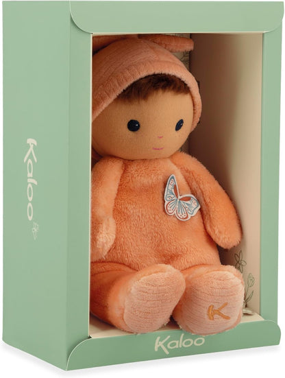 KALOO – Sehr weiche und Flauschige Babypuppe – Weicher und Zarter Körper – Stoffpuppe – Pfirsichfarben – 24 cm – Waschbar – Ab der Geburt – K222001