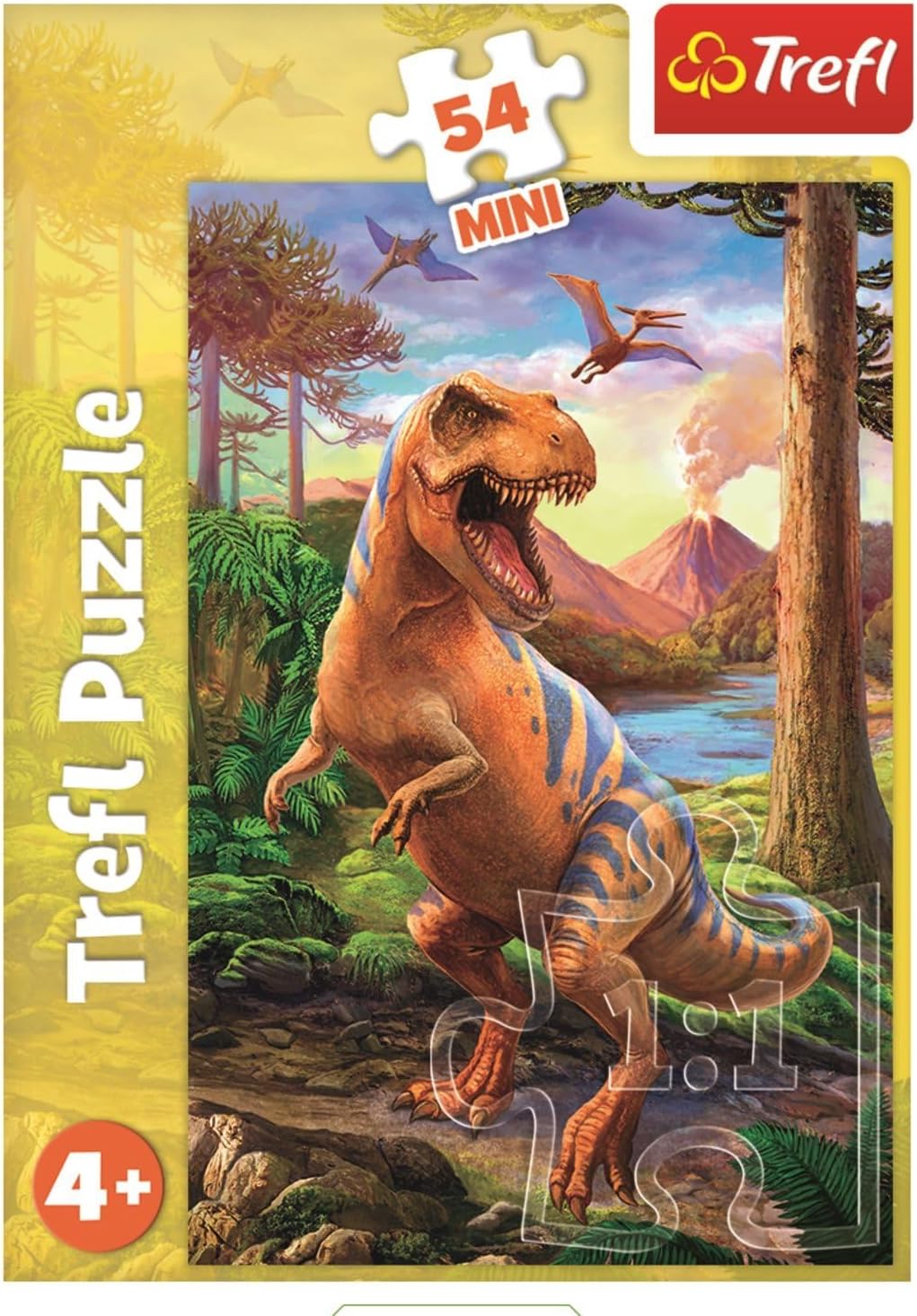 Mini Puzzel Amazing Dino 54st.