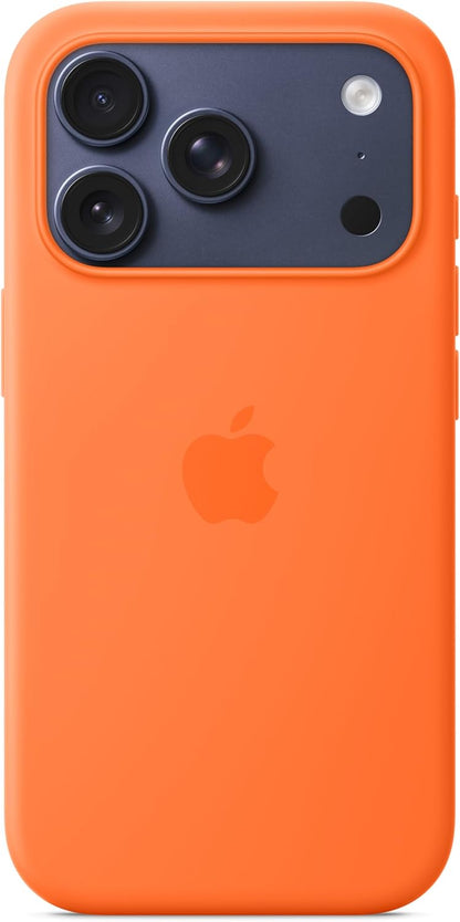 Apple - Back Cover For Mobile Phone - Magsafe Compatibility - Silicone - Orange - For Iphone 17 Pro