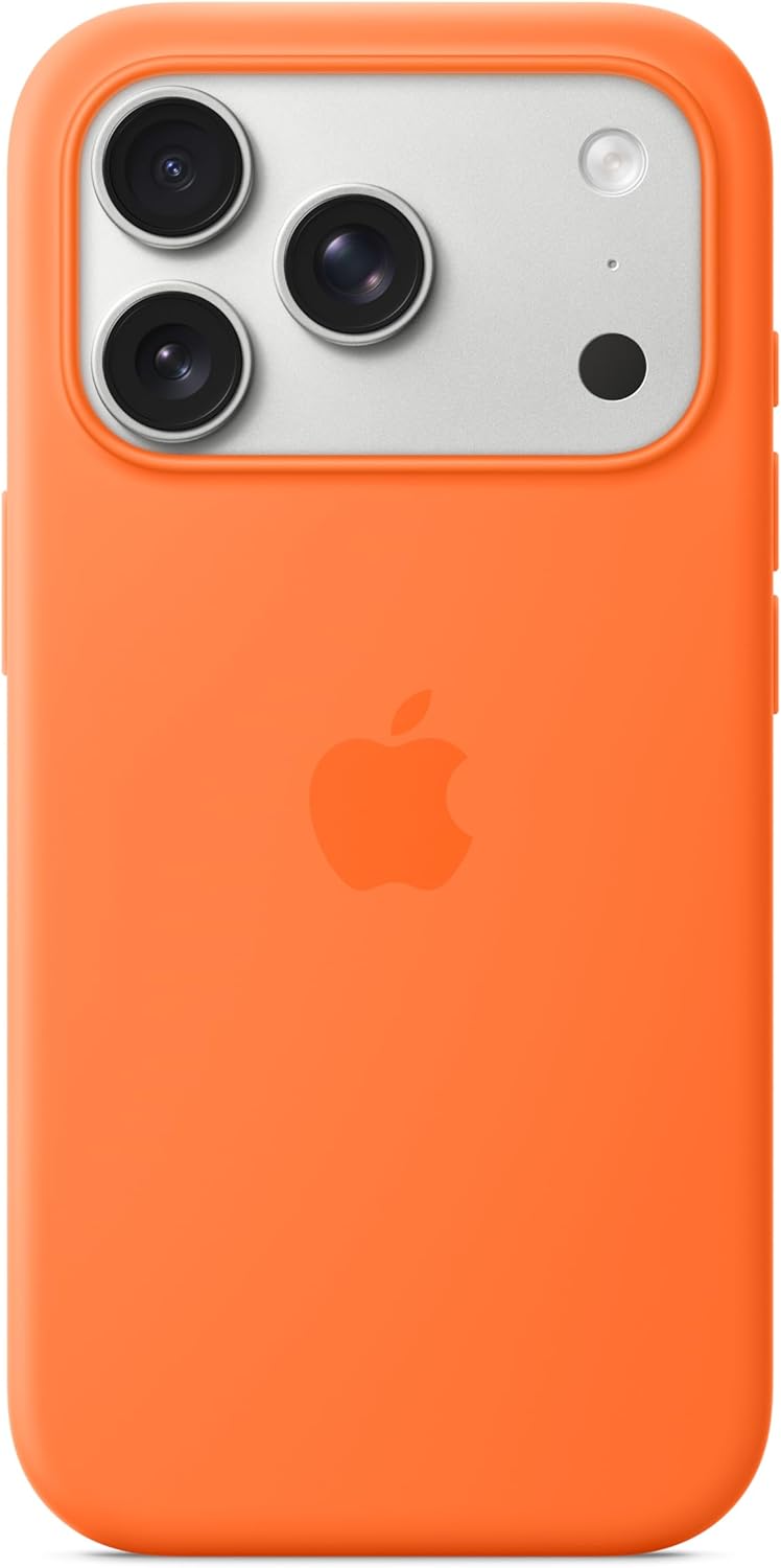 Apple - Back Cover For Mobile Phone - Magsafe Compatibility - Silicone - Orange - For Iphone 17 Pro