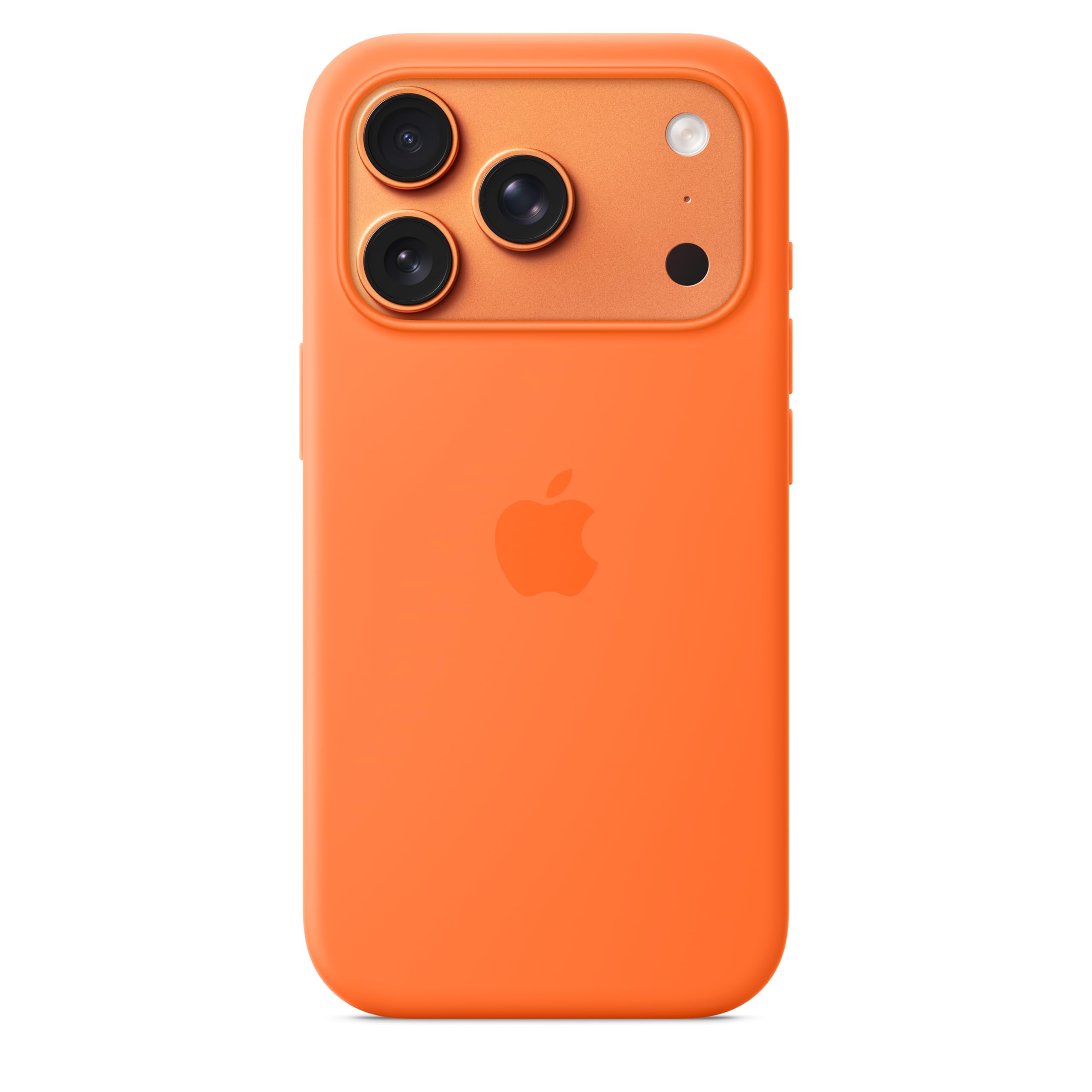 Apple - Back Cover For Mobile Phone - Magsafe Compatibility - Silicone - Orange - For Iphone 17 Pro