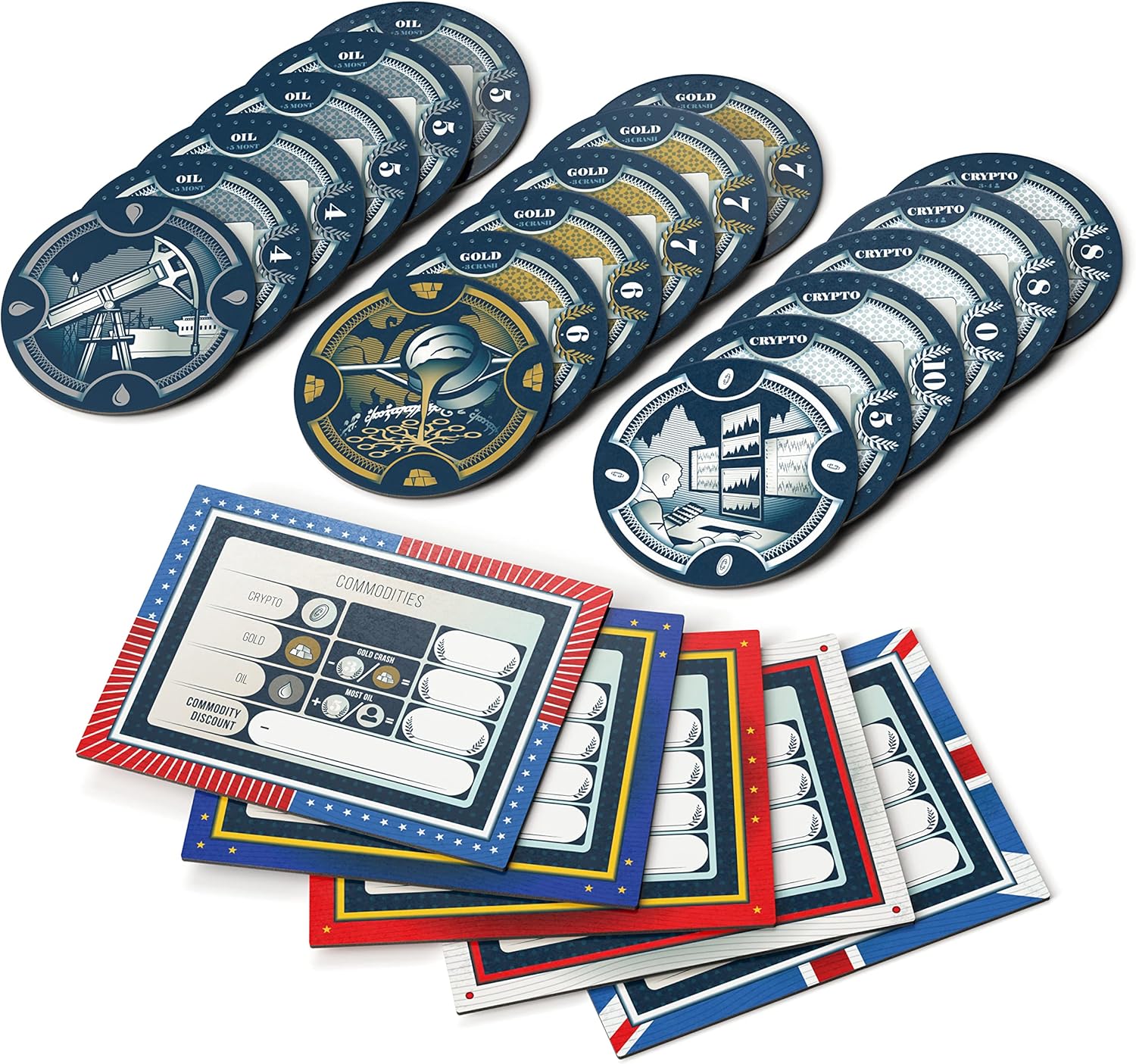 Q.E. Commodities - Board Game Expansion New