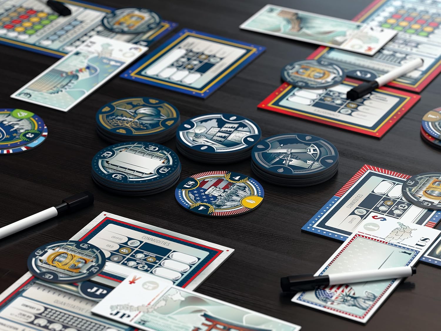 Q.E. Commodities - Board Game Expansion New