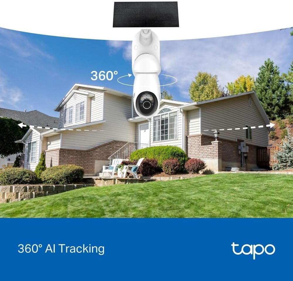 Tapo C660 Kit V1 - Solar-Powered Security Camera Kit - Network Surveillance Camera - Pan / Tilt - Outdoor - Weather Resi